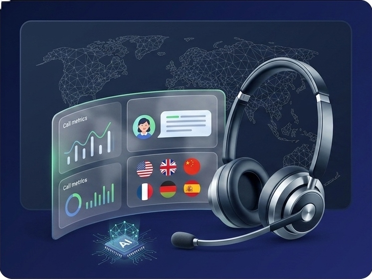 Multilingual call center agents