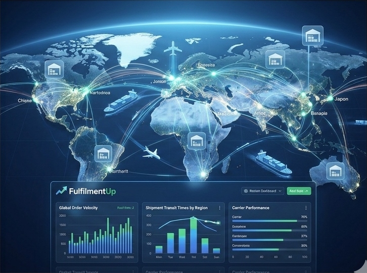 Global warehouse map